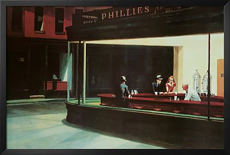 Edward Hopper Diner Painting